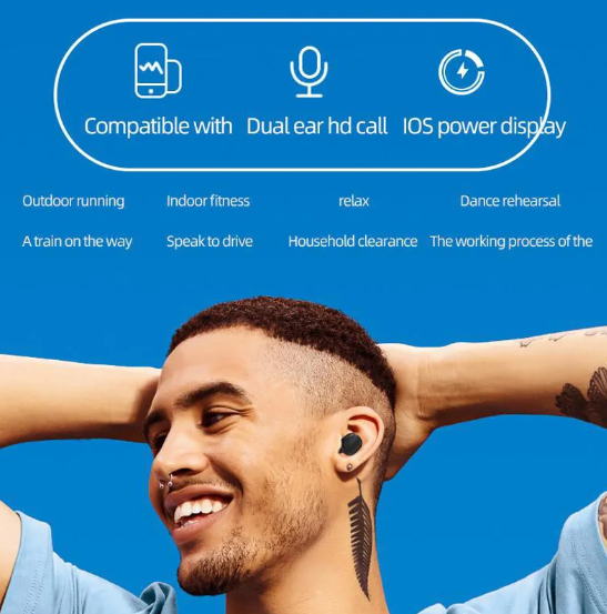 Auriculares Audífonos A6s Tws Recargable Bluetooth 5.3